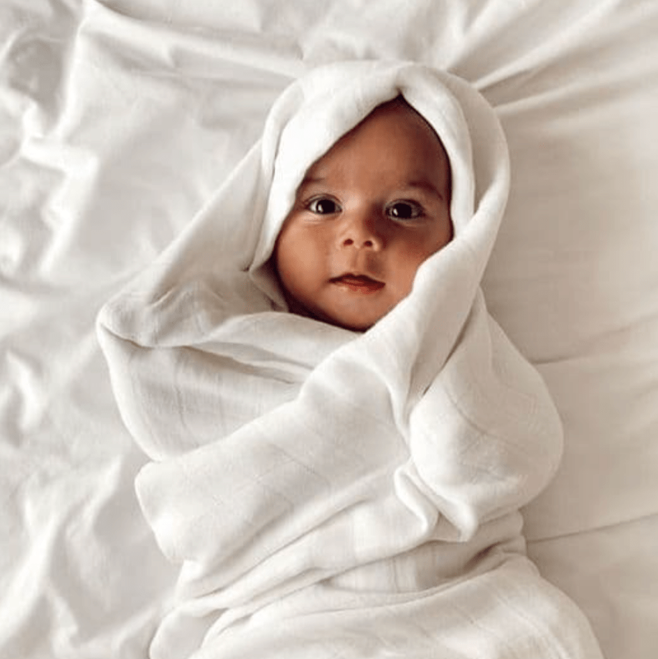 Cuski Great Swandoodle Pure White XL Bamboo Muslin