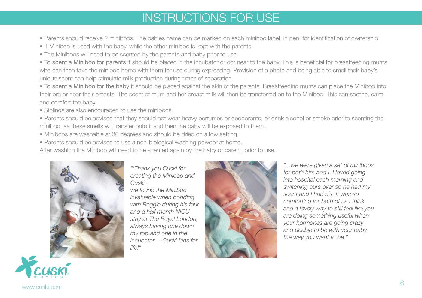 Cuski Miniboo Premature Baby Bonding Comforters – 2 Pack - Image 3