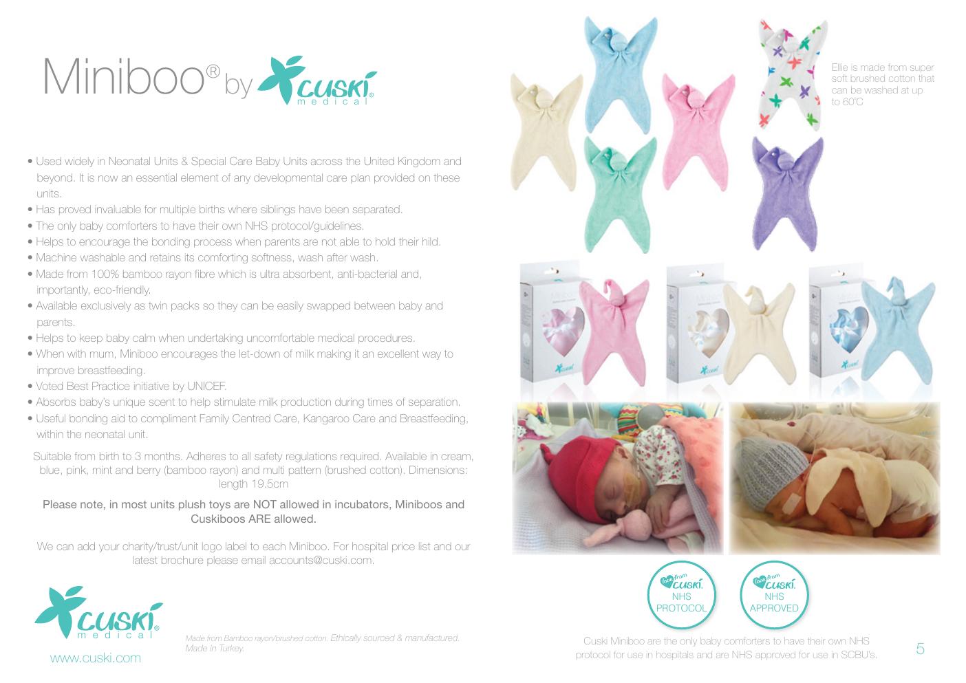 Cuski Miniboo Premature Baby Bonding Comforters – 2 Pack - Image 2